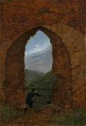 Carl Gustav Carus Aussicht oil painting reproduction